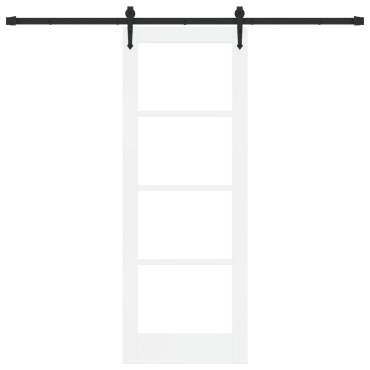 vidaXL Συρόμενη Πόρτα με Σετ Υλικών 'ORKDAL' Λευκή 73.5x198.5 εκ.