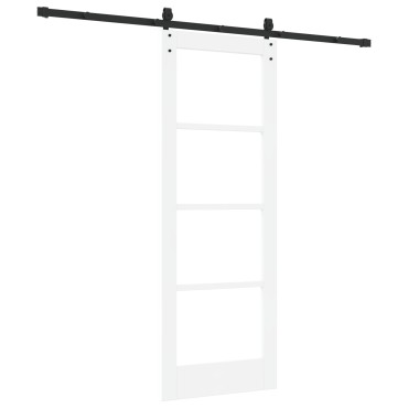 vidaXL Συρόμενη Πόρτα με Σετ Υλικών 'ORKDAL' Λευκή 73.5x198.5 εκ.