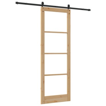 vidaXL Συρόμενη Πόρτα με Σετ Υλικών 'ORKDAL'83x232 cm