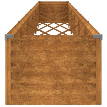 vidaXL Ζαρντινιέρα 580 x 50 x 36 εκ. από Ατσάλι Σκληρυθέν στον Αέρα