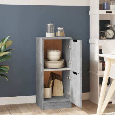 vidaXL Ντουλάπι Γκρι Sonoma 30x30x70cm από Επεξεργασμένο Ξύλο 1 τεμ.
