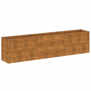 vidaXL Ζαρντινιέρα 291 x 50 x 69 εκ. από Ατσάλι Σκληρυθέν στον Αέρα