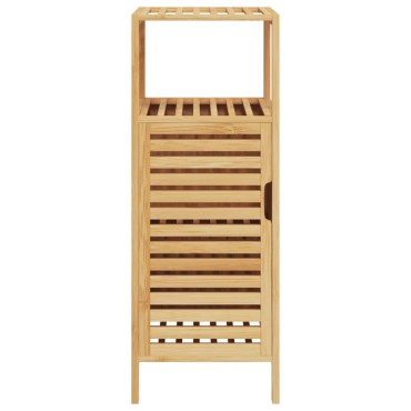 vidaXL Ντουλάπι Μπάνιου με Ράφι 36x33x87cm από Μπαμπού 1 τεμ.