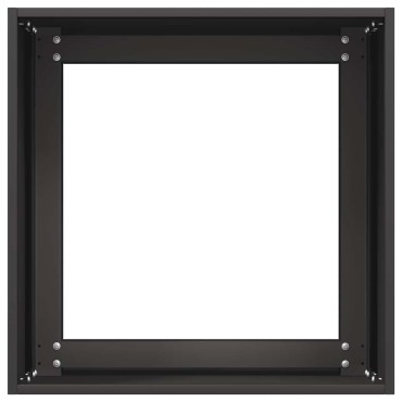 vidaXL Γλάστρα Μαύρη 40x40x40 cm από χάλυβα ψυχρής έλασης