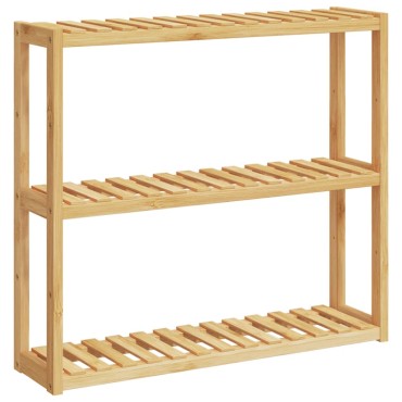 vidaXL Ράφι Μπάνιου 3 Επιπέδων Επιτοίχιο 60x15x54 εκ. από Μπαμπού