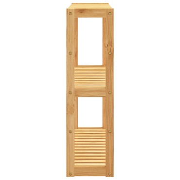 vidaXL Ράφι Μπάνιου 3 Επιπέδων Επιτοίχιο 60x15x54 εκ. από Μπαμπού
