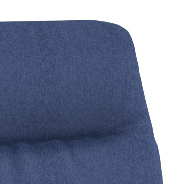 vidaXL Πολυθρόνα Relax Μπλε Υφασμάτινη 70x77x98cm 1 τεμ.