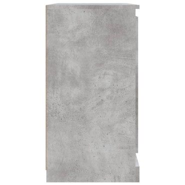 vidaXL Μπουφές Γκρι Σκυροδέματος 70x35,5x67,5cm Επεξεργασμένο Ξύλο 1 τεμ.