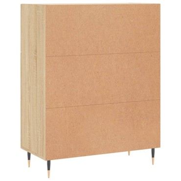vidaXL Ντουλάπι Sonoma Δρυς 69,5x34x90cm από Επεξεργασμένο Ξύλο 1 τεμ.