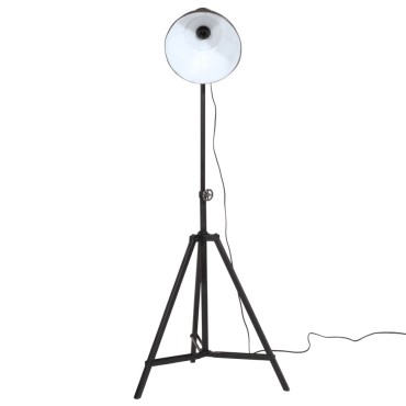 vidaXL Φωτιστικό Δαπέδου 25 W Μαύρο 61x61x90/150 εκ. Ε27