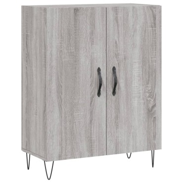 vidaXL Ντουλάπι Γκρι Sonoma 69,5x34x90cm από Επεξεργασμένο Ξύλο 1 τεμ.