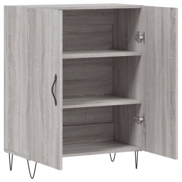 vidaXL Ντουλάπι Γκρι Sonoma 69,5x34x90cm από Επεξεργασμένο Ξύλο 1 τεμ.