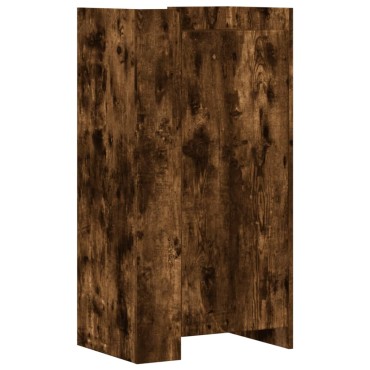 vidaXL Παπουτσοθήκη Καπνιστή Δρυς 52x37,5x100cm Επεξεργασμένο Ξύλο