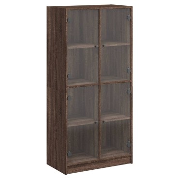 vidaXL Ντουλάπα με Πόρτες 68x37x142cm Επεξεργασμένο Ξύλο 1 τεμ.