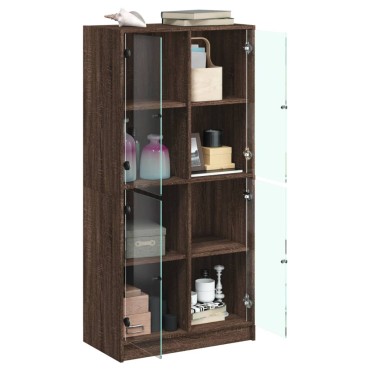 vidaXL Ντουλάπα με Πόρτες 68x37x142cm Επεξεργασμένο Ξύλο 1 τεμ.