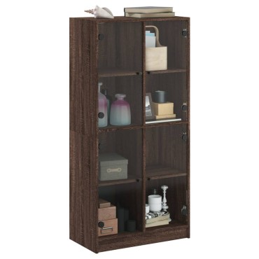 vidaXL Ντουλάπα με Πόρτες 68x37x142cm Επεξεργασμένο Ξύλο 1 τεμ.