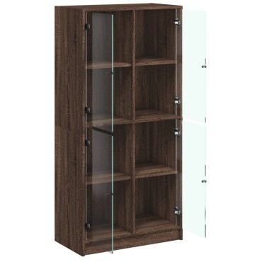vidaXL Ντουλάπα με Πόρτες 68x37x142cm Επεξεργασμένο Ξύλο 1 τεμ.