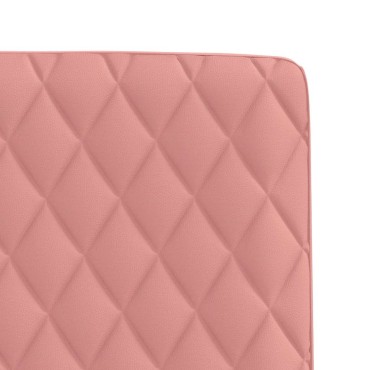 vidaXL Καρέκλες τραπεζαρίας 4 τεμ. Ροζ Faux Δέρμα 45x54x83cm