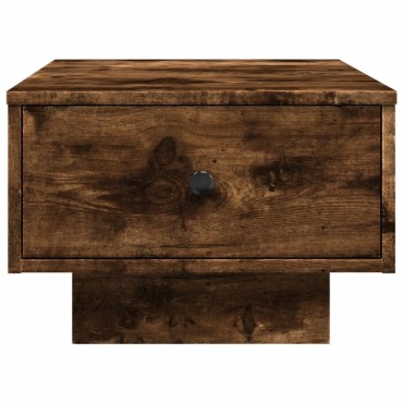 vidaXL Τραπεζάκι Σαλονιού Καπνιστή Δρυς 60x45x31cm Επεξ. Ξύλο 1 τεμ.