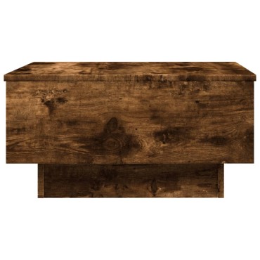 vidaXL Τραπεζάκι Σαλονιού Καπνιστή Δρυς 60x45x31cm Επεξ. Ξύλο 1 τεμ.