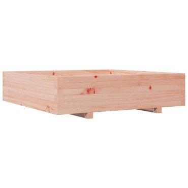 vidaXL Ζαρντινιέρα Κήπου 100x100x26,5 εκ. από Μασίφ Ξύλο Ψευδοτσούγκας