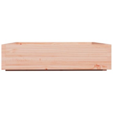vidaXL Ζαρντινιέρα Κήπου 100x100x26,5 εκ. από Μασίφ Ξύλο Ψευδοτσούγκας