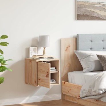 vidaXL Ντουλάπι Τοίχου 31,5x30x30cm από Μασίφ Ξύλο Πεύκου 1 τεμ.