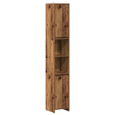 vidaXL Στήλη Μπάνιου Παλιό Ξύλο 30x30x183,5cm από Μοριοσανίδα 1 τεμ.
