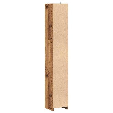 vidaXL Στήλη Μπάνιου Παλιό Ξύλο 30x30x183,5cm από Μοριοσανίδα 1 τεμ.