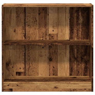 vidaXL Βιβλιοθήκη Όψη Παλαιού Ξύλου 80x24x76cm Επεξεργασμένο Ξύλο 1 τεμ.