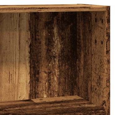 vidaXL Βιβλιοθήκη Όψη Παλαιού Ξύλου 80x24x76cm Επεξεργασμένο Ξύλο 1 τεμ.