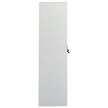 vidaXL Ντουλάπα Ανοιχτό Γκρι 80x50x180cm από Χάλυβα 1 τεμ.