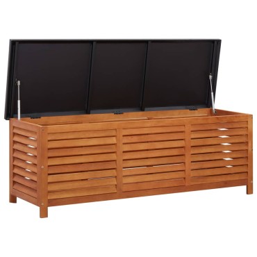 vidaXL Μπαούλο Αποθήκευσης Κήπου 150x50x55cm Μασίφ Ξύλο Ευκαλύπτου 1 τεμ.