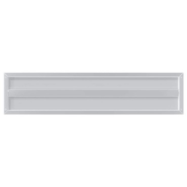 vidaXL Ράφια Τοίχου 2 τεμ. Ασημί 100x23,5x3cm Ανοξείδωτο Ατσάλι