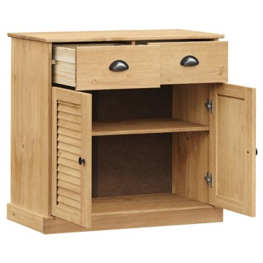 vidaXL Μπουφές με Συρτάρια VIGO 78x40x75cm από Μασίφ Ξύλο Πεύκου 1 τεμ.
