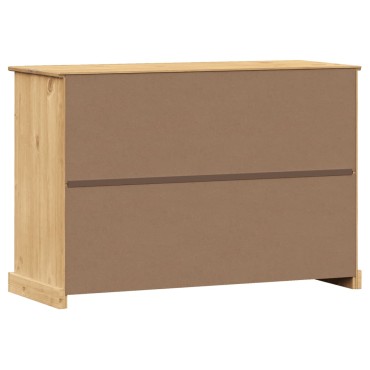 vidaXL Μπουφές με Συρτάρια VIGO 113x40x75cm Μασίφ Ξύλο Πεύκο 1 τεμ.