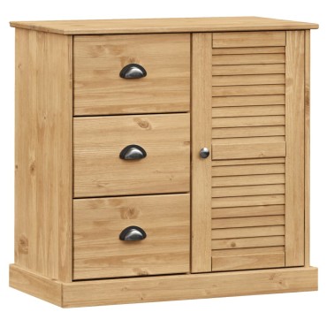 vidaXL Μπουφές με Συρτάρια VIGO 78x40x75cm από Μασίφ Ξύλο Πεύκου 1 τεμ.