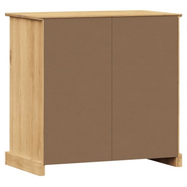 vidaXL Μπουφές με Συρτάρια VIGO 78x40x75cm από Μασίφ Ξύλο Πεύκου 1 τεμ.