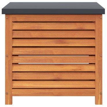 vidaXL Μπαούλο Αποθήκευσης Κήπου 60x50x55cm από Μασίφ Ξύλο Ευκαλύπτου 1 τεμ.