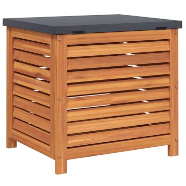 vidaXL Μπαούλο Αποθήκευσης Κήπου 60x50x55cm από Μασίφ Ξύλο Ευκαλύπτου 1 τεμ.