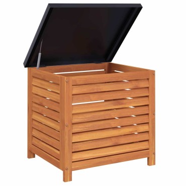 vidaXL Μπαούλο Αποθήκευσης Κήπου 60x50x55cm από Μασίφ Ξύλο Ευκαλύπτου 1 τεμ.