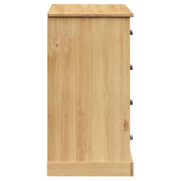 vidaXL Μπουφές με Συρτάρια VIGO 113x40x75cm Μασίφ Ξύλο Πεύκο 1 τεμ.