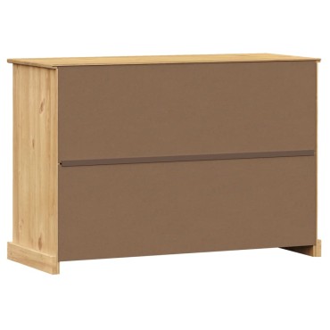 vidaXL Μπουφές με Συρτάρια VIGO 113x40x75cm Μασίφ Ξύλο Πεύκο 1 τεμ.