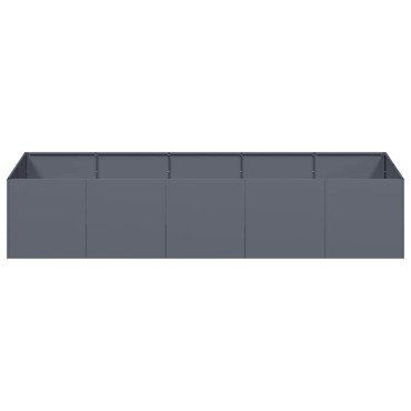 vidaXL Ζαρντινιέρα Ανθρακί 200x80x40 εκ. από Χάλυβα