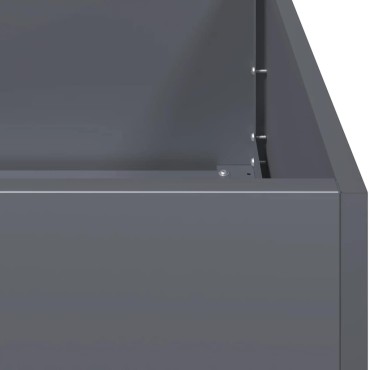 vidaXL Ζαρντινιέρα Ανθρακί 200x80x40 εκ. από Χάλυβα