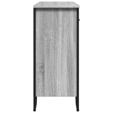 vidaXL Ντουλάπι Γκρι Sonoma 97x32,5x74,5cm από Επεξεργασμένο Ξύλο 1 τεμ.