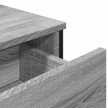 vidaXL Ντουλάπι Γκρι Sonoma 97x32,5x74,5cm από Επεξεργασμένο Ξύλο 1 τεμ.