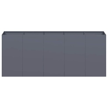 vidaXL Ζαρντινιέρα Ανθρακί 200x40x80 εκ. από Χάλυβα Ψυχρής Έλασης