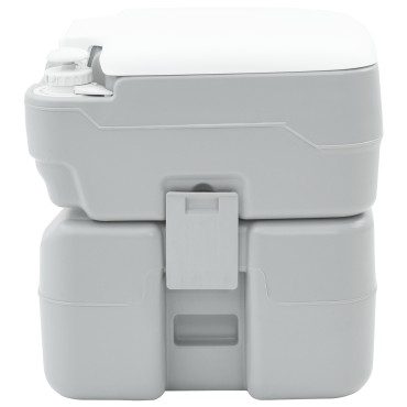 vidaXL Τουαλέτα Κάμπινγκ Γκρι 41,5 x 36,5 x 42 εκ.