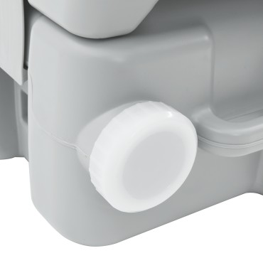 vidaXL Τουαλέτα Κάμπινγκ Γκρι 41,5 x 36,5 x 42 εκ.